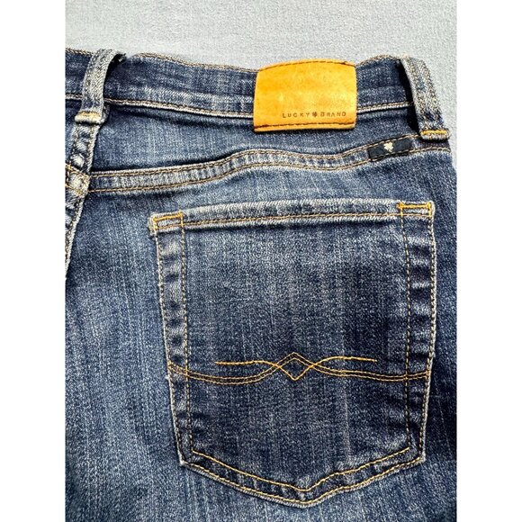 Lucky Brand Sienna Cigarette Jeans Low Rise Stone Wash Denim Blue Women SZ 00/24 - Picture 3 of 10